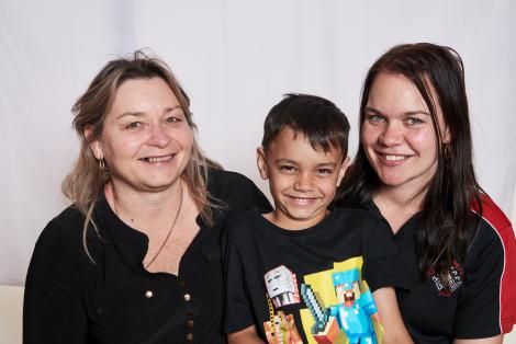 Potrait of Krys, Jaxon and Kenneth